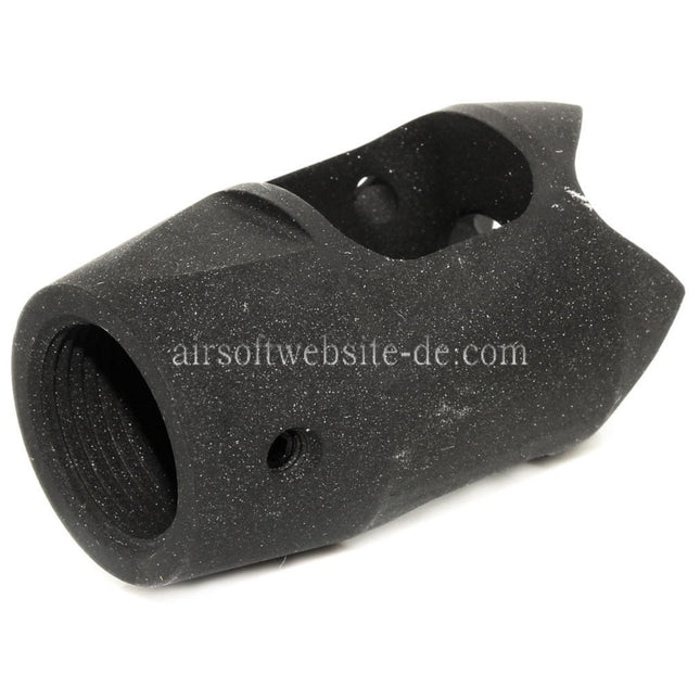PTS Rainier Arms MINI XT COMP Mündungsfeuerdämpfer Geeignet für +14mm CW Rechtsgewinde Lauf Gewehre Airsoft