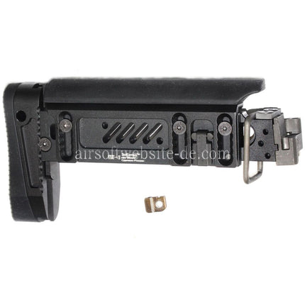 5KU PT-1 AK Seitlich klappbarer Gewehrschaft Geeignet für E&L AK Serie Gewehre Airsoft Schwarz