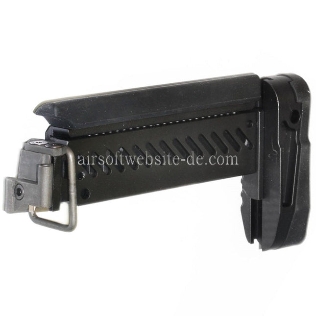 5KU PT-1 AK Seitlich klappbarer Gewehrschaft Geeignet für E&L AK Serie Gewehre Airsoft Schwarz