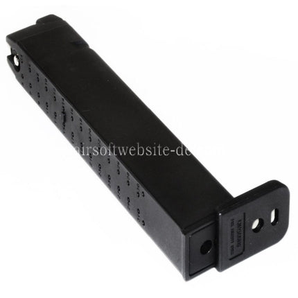 King Arms 30rd Gas Magazin V2 Geeignet für G17 G18C G34 G35 G-Serie GBB Pistolen Airsoft Schwarz