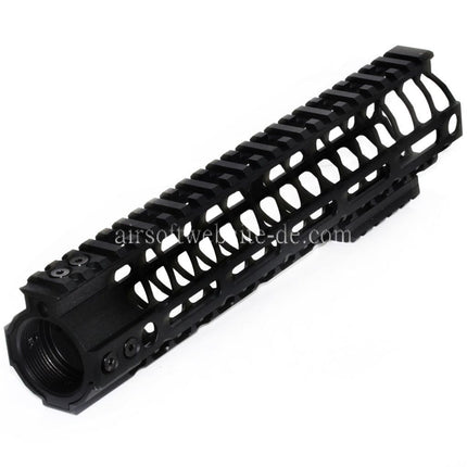 CYMA 256mm 10 Zoll M-LOK RAS Handschutz schienen system Geeignet für CYMA VFC GHK Tokyo Marui M4 M16 Serie AEG Gewehre Airsoft Schwarz