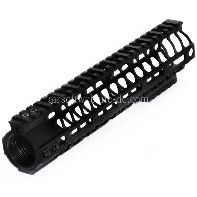 CYMA 256mm 10 Zoll M-LOK RAS Handschutz schienen system Geeignet für CYMA VFC GHK Tokyo Marui M4 M16 Serie AEG Gewehre Airsoft Schwarz