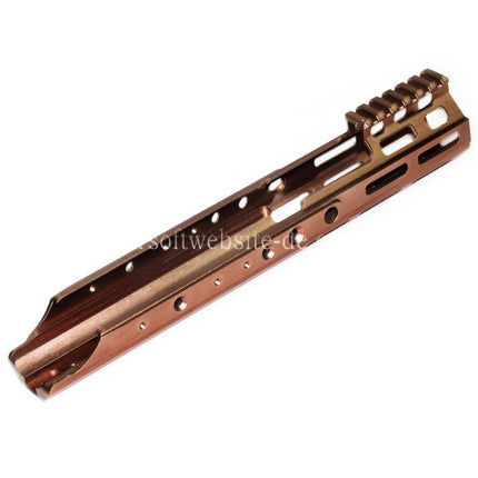 Airsoft Website CNC Aluminum 300mm KC Stil MREX M-LOK Handschutz schienen system Geeignet für Double Bell BY-805 VFC WE-Tech Tokyo Marui SCAR Serie AEG GBB Gewehre