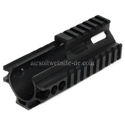 Airsoft Website CNC Aluminum 125mm 4-seitiger Handschutz schienen system Geeignet für Double Bell BY-805 VFC WE-Tech Tokyo Marui SCAR Serie AEG GBB Gewehre