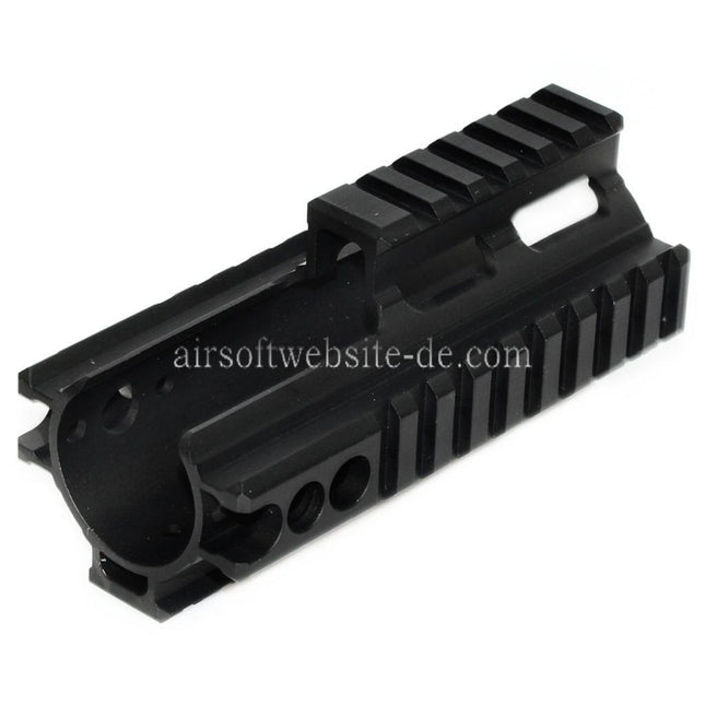 Airsoft Website CNC Aluminum 125mm 4-seitiger Handschutz schienen system Geeignet für Double Bell BY-805 VFC WE-Tech Tokyo Marui SCAR Serie AEG Gewehre