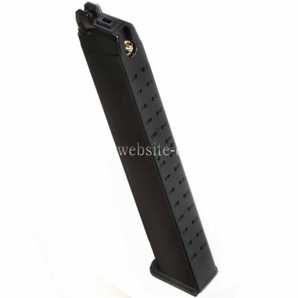 DOUBLE BELL 50rd Langer Typ Gas Magazin Geeignet für G17 G18C G34 G35 G-Serie GBB Pistolen Airsoft Schwarz