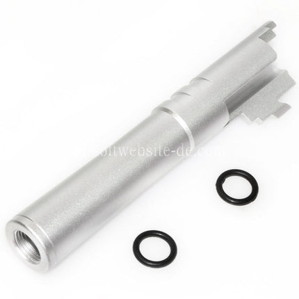 5KU 4.3 Zoll CNC Aluminium Äußerer Lauf +11mm CW im Uhrzeigersinn Geeignet für Tokyo Marui Hi-Capa 4.3 GBB Pistolen Airsoft