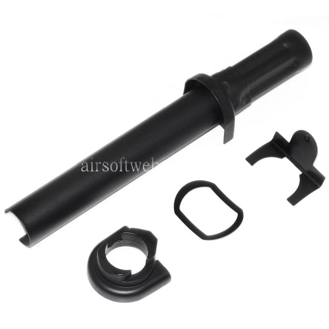 CYMA Aluminium Gasrohrbaugruppe geeignet für CM048 AK74N Serie AEG Gewehre Airsoft Schwarz