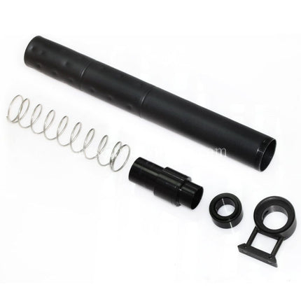 Airsoft Website 295mm QD Schnellablösung Schalldämpfer Geeignet für Golden Eagle CYMA SR25 AEG GBB Gewehre Airsoft Schwarz