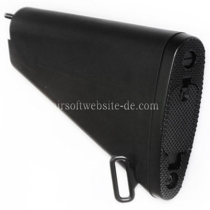 Airsoft Website 188mm Kurzer Stil Festem Schaft Geeignet für M4 M16 M16A1 M16A2 Serie AEG Gewehre Schwarz