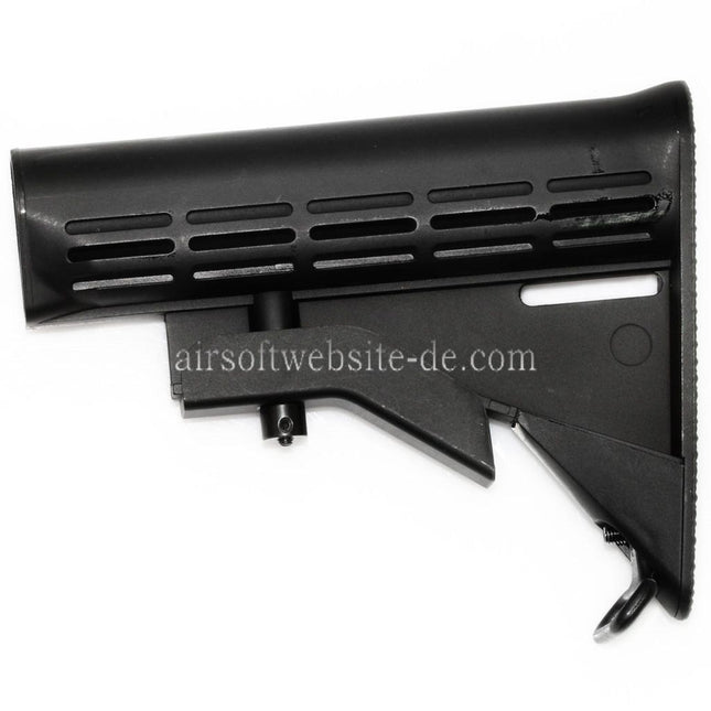 Airsoft Website 165mm Polymer Schaft Geeignet für M4 M16 Serie AEG Gewehre Schwarz