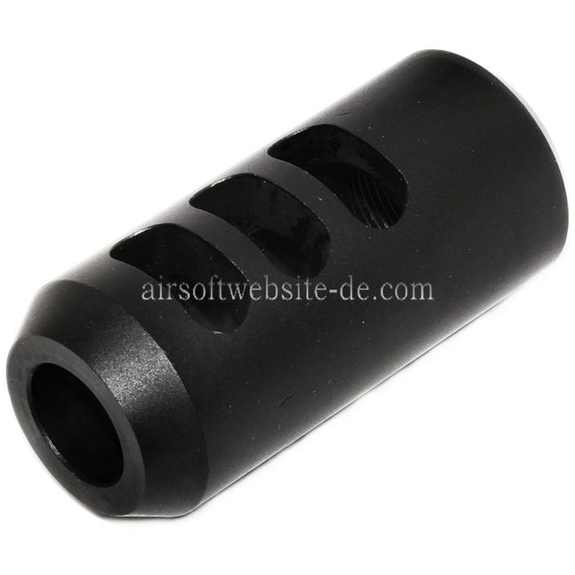 Golden Eagle 65mm Metall Mündungsfeuerdämpfer 3201 Geeignet für JG Golden Eagle 3201 3202 3203 M200 Serie Nemesis Vanquish LMR Bolt Action Gewehre Airsoft