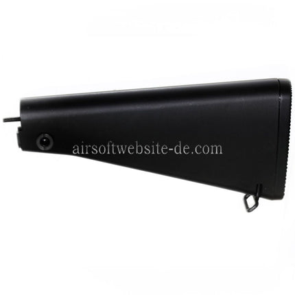 Golden Eagle Fester Schaft Geeignet für JG6601 M16A3 M4 M16 Serie AEG Gewehre Airsoft Schwarz