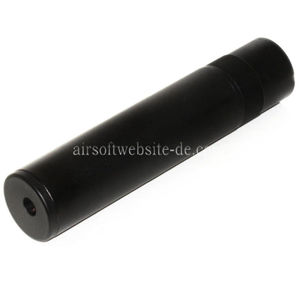 DOUBLE BELL 176mm x 38mm Schnellverschluss Kugellager QD Schalldämpfer Schwarz