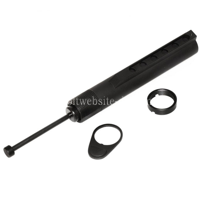 APS AR Gewehrschaft Pufferrohr mit Rückstoßsatz Geeignet für APS X1 Xtreme GBox Serie GBB Ultimate Pistol Gewehre Airsoft Schwarz