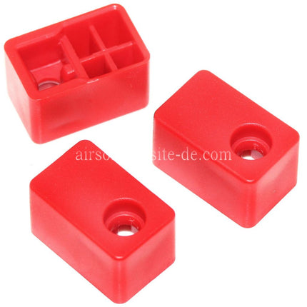 APS 3 Stück BB Loader Adapter Geeignet für APS X1 Xtreme GBox Serie GBB Gewehre Airsoft Magazin Rot
