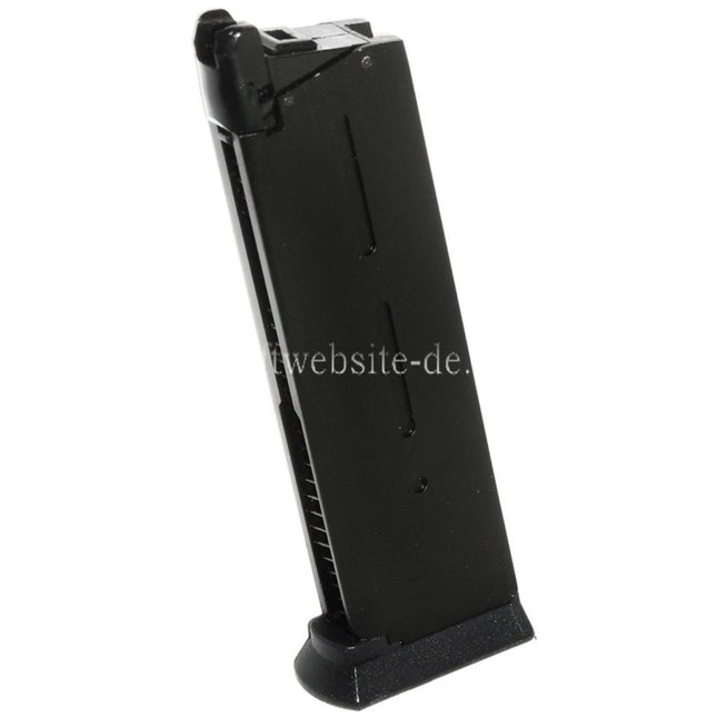 ARMY ARMAMENT 28rd Gas Magazin Geeignet für M1911 Serie GBB Pistolen Airsoft Schwarz