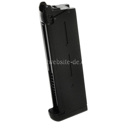 ARMY ARMAMENT 28rd Gas Magazin Geeignet für ARMY R27 R28 R29 DOUBLE BELL E&C Tokyo Marui M1911 Serie GBB Pistolen Airsoft Schwarz