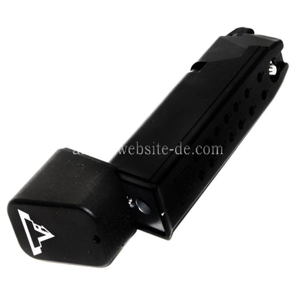 ARMY ARMAMENT 24rd Gas Magazin Dicke Basis Geeignet für G17 G18C G34 G35 G-Serie GBB Pistolen Airsoft Schwarz