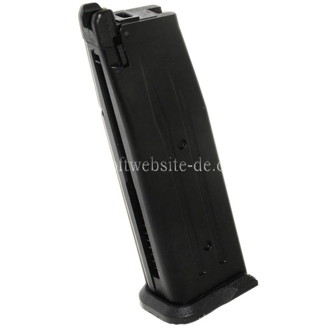 ARMY ARMAMENT 30rd Gas Magazin Geeignet für Hi-Capa 5.1 4.3 Serie GBB Pistolen Airsoft Schwarz
