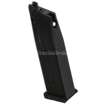 ARMY ARMAMENT 30rd Gas Magazin Geeignet für Hi-Capa 5.1 4.3 Serie GBB Pistolen Airsoft Schwarz