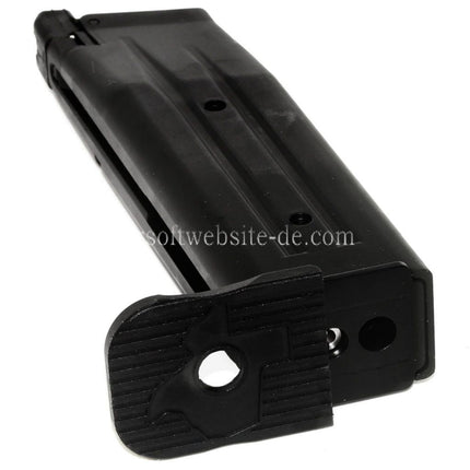 ARMY ARMAMENT 30rd Gas Magazin Geeignet für Hi-Capa 5.1 4.3 Serie GBB Pistolen Airsoft Schwarz