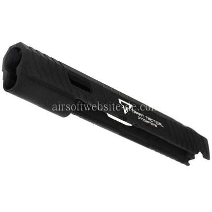 ARMY ARMAMENT 200mm Metall Schlitten Geeignet für ARMY R601 TTI Combat Master Tokyo Marui Hi-Capa GBB Pistolen Airsoft Schwarz