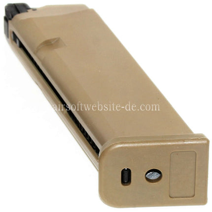 E&C 24rd Gas Magazin Geeignet für G17 G18C G34 G35 G-Serie GBB Pistolen Airsoft
