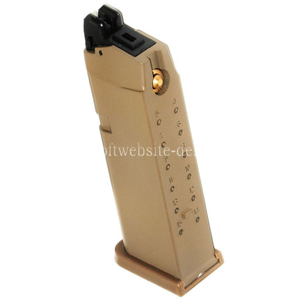 E&C 20rd Gas Magazin Geeignet für G19 G23 G26 Serie GBB Pistolen Airsoft