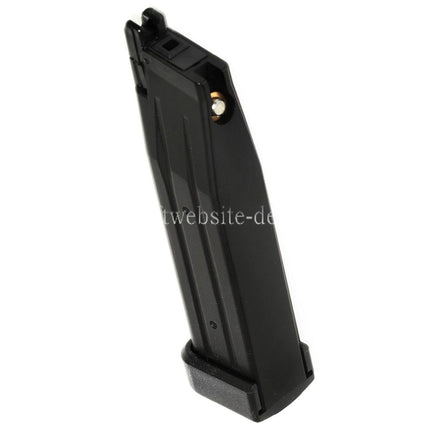 E&C 28rd Gas Magazin Geeignet für Hi-Capa Serie GBB Pistols Airsoft Black