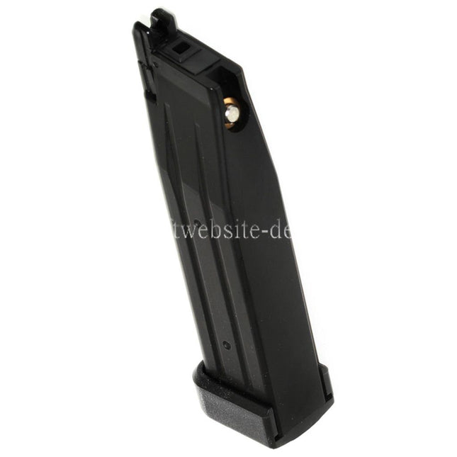E&C 28rd Gas Magazin Geeignet für Hi-Capa Serie GBB Pistols Airsoft Black
