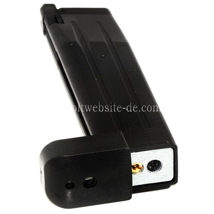 E&C 28rd Gas Magazin Geeignet für Hi-Capa Serie GBB Pistols Airsoft Black