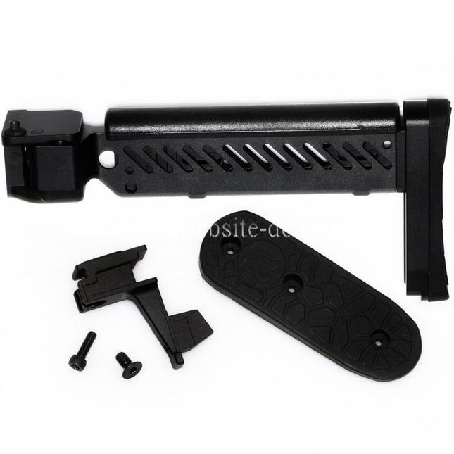 5KU PT-5 Seitlich klappbarer Schaft Geeignet für Tokyo Marui AKM Serie Gewehre Airsoft