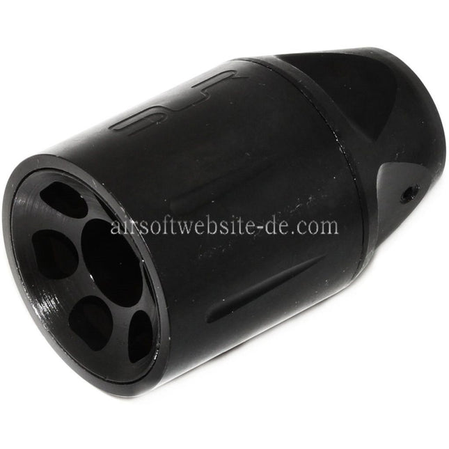 5KU 51mm SLR Stil Mündungsfeuerdämpfer Geeignet für -14mm CCW Gegen den Uhrzeigersinn Lauf Gewehre Airsoft Schwarz