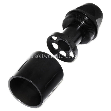 5KU 51mm SLR Stil Mündungsfeuerdämpfer Geeignet für -14mm CCW Gegen den Uhrzeigersinn Lauf Gewehre Airsoft Schwarz