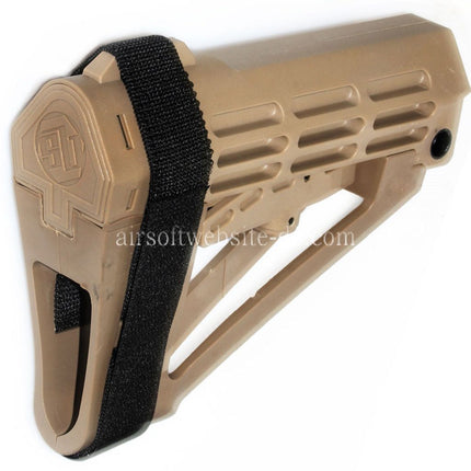DOUBLE BELL 180mm Polymer Gewehrschaft Geeignet für M4 Serie GBB Gewehre Airsoft