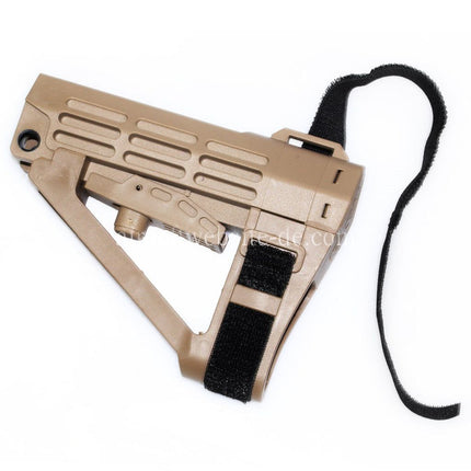 DOUBLE BELL 180mm Polymer Gewehrschaft Geeignet für M4 Serie GBB Gewehre Airsoft