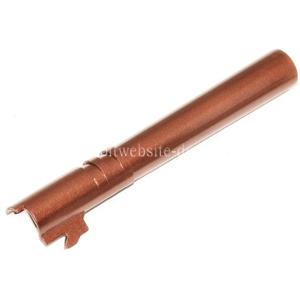 E&C 134/138mm Stahl Außen Lauf +12mm CW Im Uhrzeigersinn Geeignet für E&C Tokyo Marui Hi-Capa Combat Master Serie GBB Pistolen Airsoft Bronze
