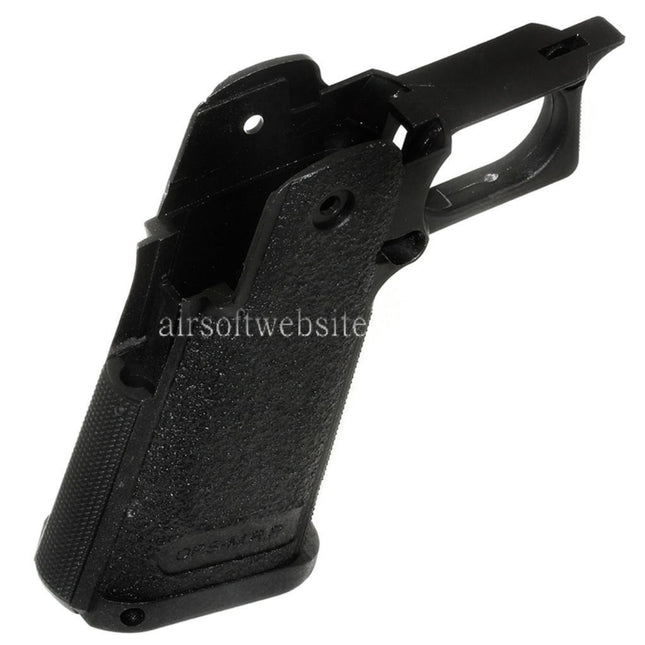 E&C Polymer Pistolengriff Geeignet für E&C Tokyo Marui Hi-Capa Serie GBB Pistolen Airsoft Schwarz
