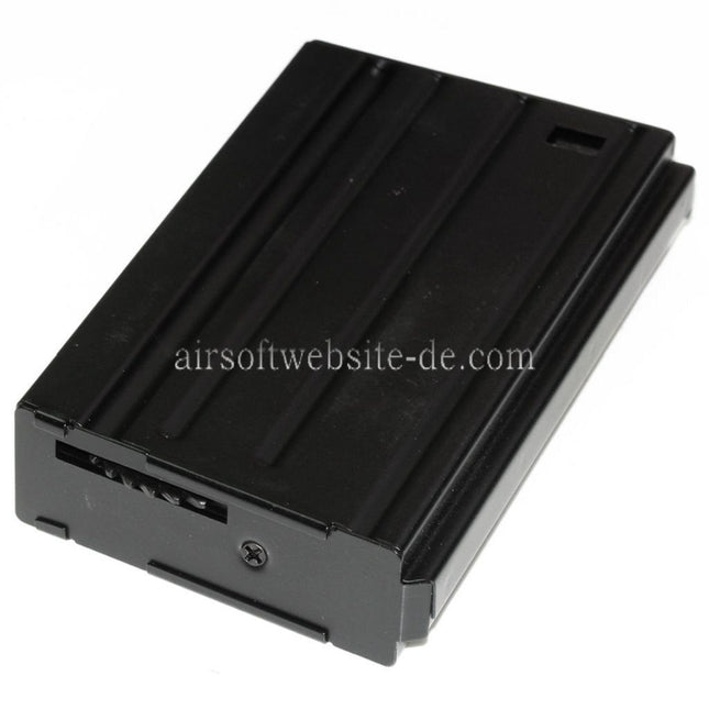 Battleaxe 450rd Hi-Cap Magazin Geeignet für JG Golden Eagle CYMA A&K G&P Tokyo Marui SR25 Serie AEG Gewehre Airsoft Schwarz