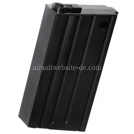 Battleaxe 150rd Mid-Cap Magazin Geeignet für JG Golden Eagle CYMA A&K G&P Tokyo Marui SR25 Serie AEG Gewehre Airsoft Schwarz