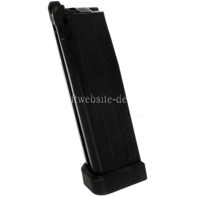 G&P 30rd Gas Magazin Geeignet für Hi-Capa Serie GBB Pistolen Airsoft Schwarz