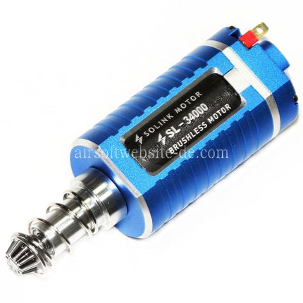 SOLINK SX-1 Advanced Bürstenlos Super Hohe Geschwindigkeit Motor (Lange Achse) 11.1V 34000RPM Geeignet für M4 M16 MP5 G3 P90 Serie V2 Getriebe AEG Gewehre Airsoft