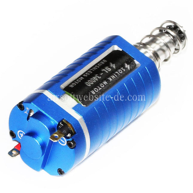 SOLINK SX-1 Advanced Bürstenlos Super Hohe Geschwindigkeit Motor (Lange Achse) 11.1V 34000RPM Geeignet für M4 M16 MP5 G3 P90 Serie V2 Getriebe AEG Gewehre Airsoft