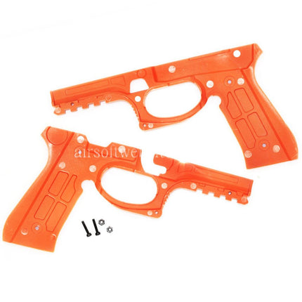 Airsoft Website Umbausatz für Plastik Schutzrahmen geeignet für GBB-Pistolen der Tokyo Marui M92F Serie