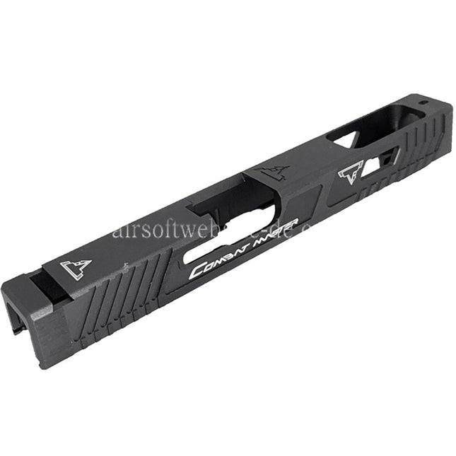 5KU TTI Combat Master CNC G34 Laufschlittensatz Geeignet für Tokyo Marui G17 Serie GBB Pistolen Airsoft Anthrazit