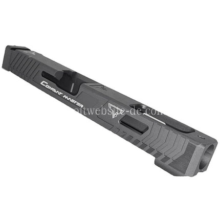 5KU TTI Combat Master CNC G34 Laufschlittensatz Geeignet für Tokyo Marui G17 Serie GBB Pistolen Airsoft Anthrazit