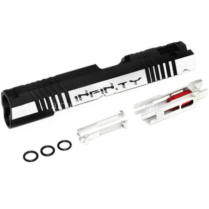 5KU CNC Aluminum Infinity Schlitten Set Geeignet für Tokyo Marui Hi-Capa 5.1 1911 Serie GBB Pistolen Airsoft