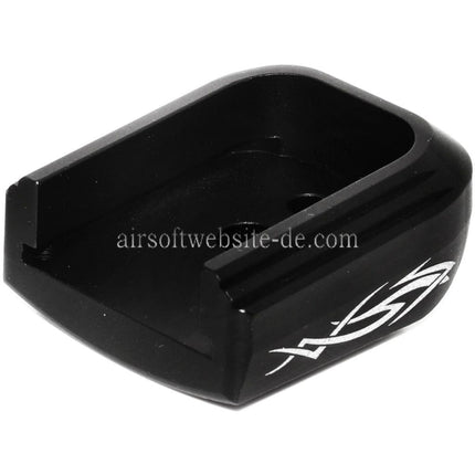AIP Lasered Magazin Grundplatte Abdeckung Typ-4 Geeignet für ARMY EMG SAI STI TTI AW WE Tokyo Marui Hi-Capa GBB Co2 Gas Pistolen Magazin Schwarz