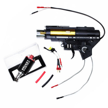 APS Rocket Edge II 8mm High Cycle Version 2 V2 Getriebe Geeignet für APS ASR Tokyo Marui M4 M16 Serie AEG Gewehre Airsoft Hinten verkabelt